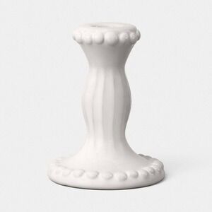 Short Beaded‎ Ceramic Taper Candle Holder - Threshold, Target 2026